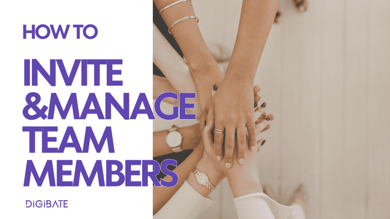 Inviting & Managing Team Members
